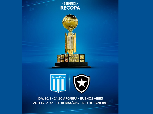 Conmebol define datas da Recopa 2025