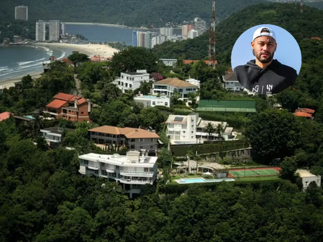 De volta ao Santos, Neymar procura mansão em área que Pelé morou