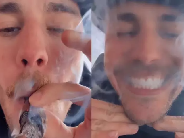 Justin Bieber debocha de rumor de abuso de drogas com vídeo fumando cigarro suspeito