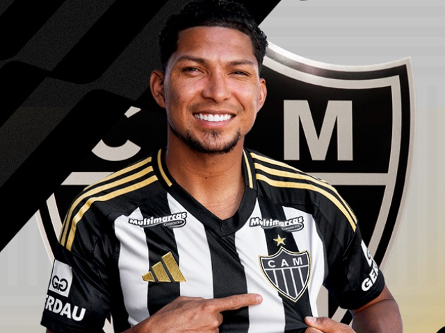 Rony (ex-Palmeiras) é o novo reforço do Galo e já pode estrear