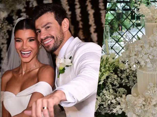 Veja detalhes do casamento de Jakelyne Oliveira e Mariano