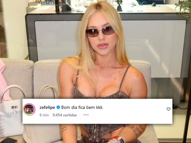 Zé Felipe brinca com publicação de Virginia após término com Vini Jr.